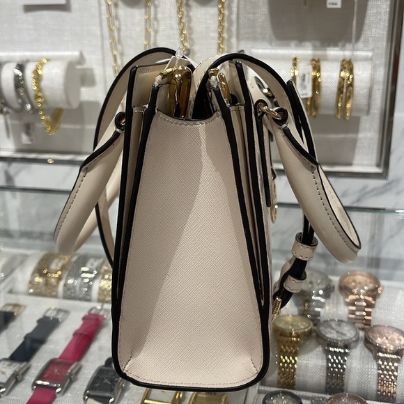 Michael Kors Sheila Sm Central Zip Floral Embellished Satchel Crossbody Satchel - Picture 13 of 16